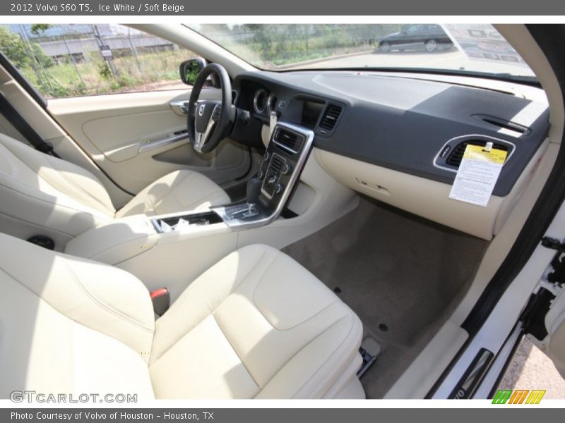 Ice White / Soft Beige 2012 Volvo S60 T5