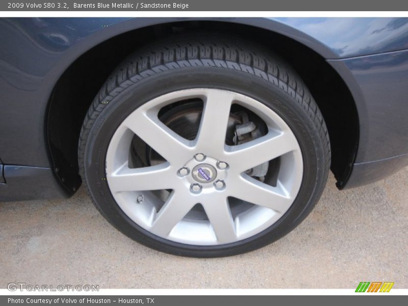 Barents Blue Metallic / Sandstone Beige 2009 Volvo S80 3.2