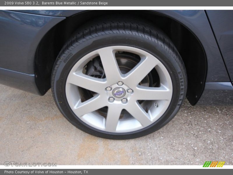 Barents Blue Metallic / Sandstone Beige 2009 Volvo S80 3.2