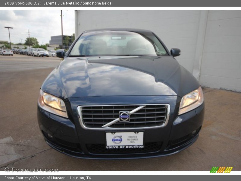 Barents Blue Metallic / Sandstone Beige 2009 Volvo S80 3.2