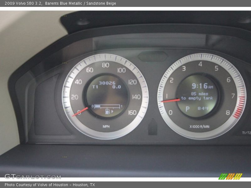 Barents Blue Metallic / Sandstone Beige 2009 Volvo S80 3.2