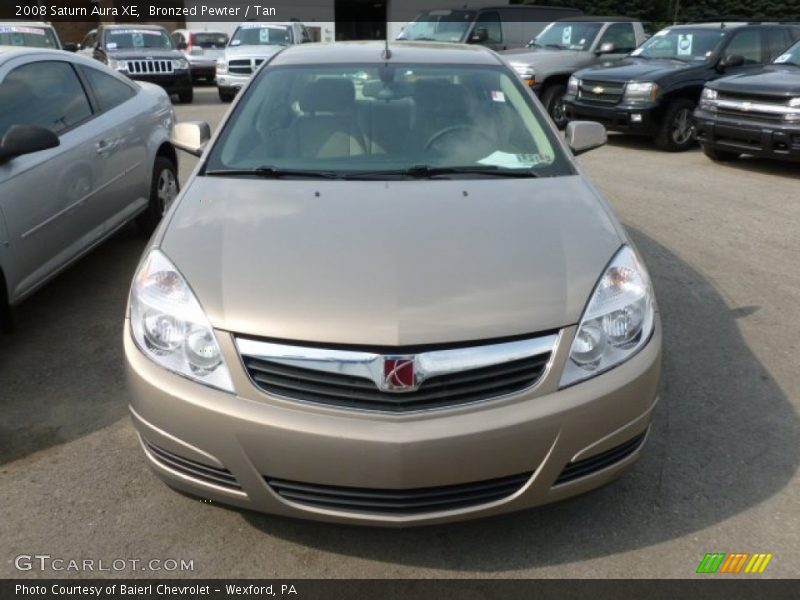 Bronzed Pewter / Tan 2008 Saturn Aura XE