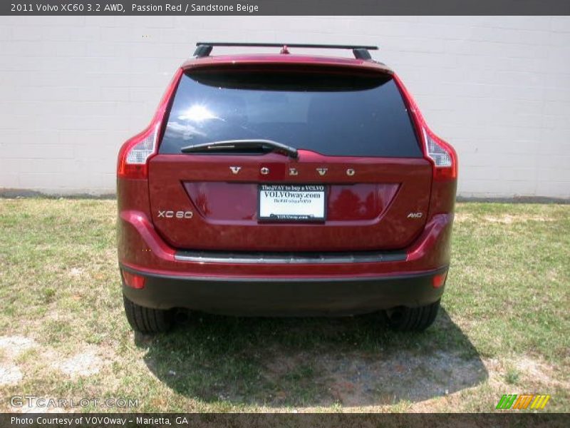 Passion Red / Sandstone Beige 2011 Volvo XC60 3.2 AWD