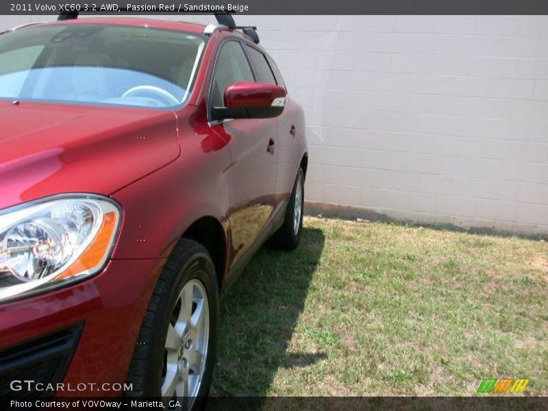 Passion Red / Sandstone Beige 2011 Volvo XC60 3.2 AWD