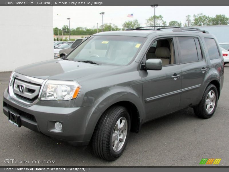 Front 3/4 View of 2009 Pilot EX-L 4WD