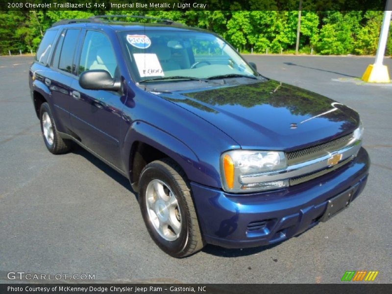Imperial Blue Metallic / Light Gray 2008 Chevrolet TrailBlazer LS 4x4