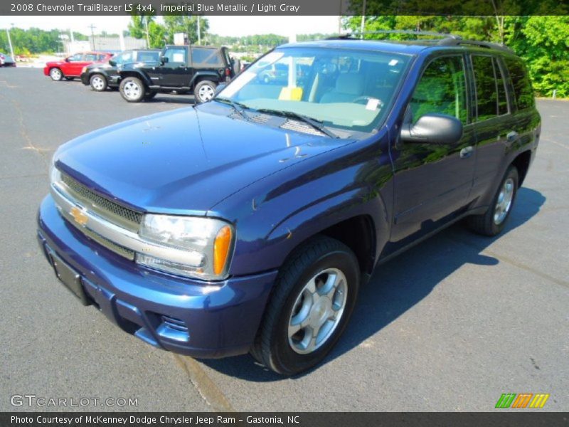 Imperial Blue Metallic / Light Gray 2008 Chevrolet TrailBlazer LS 4x4