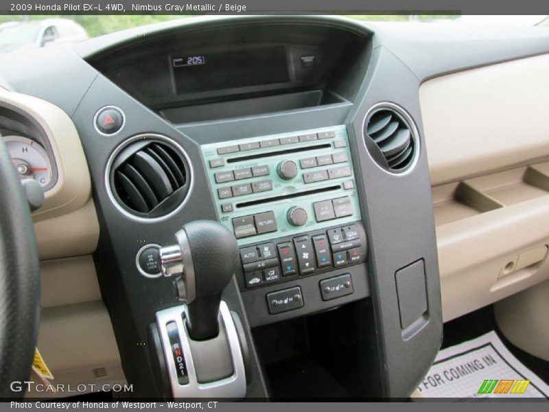 Controls of 2009 Pilot EX-L 4WD