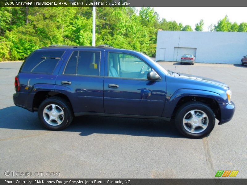 Imperial Blue Metallic / Light Gray 2008 Chevrolet TrailBlazer LS 4x4