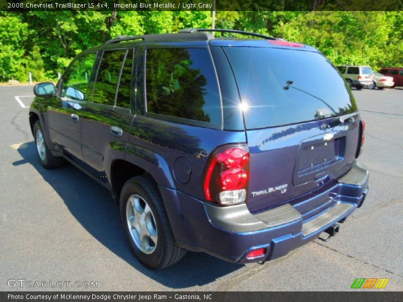 Imperial Blue Metallic / Light Gray 2008 Chevrolet TrailBlazer LS 4x4