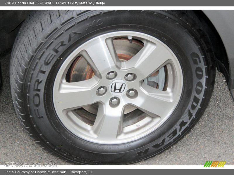  2009 Pilot EX-L 4WD Wheel