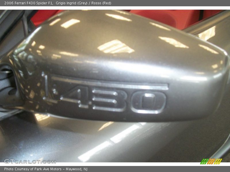 Grigio Ingrid (Grey) / Rosso (Red) 2006 Ferrari F430 Spider F1