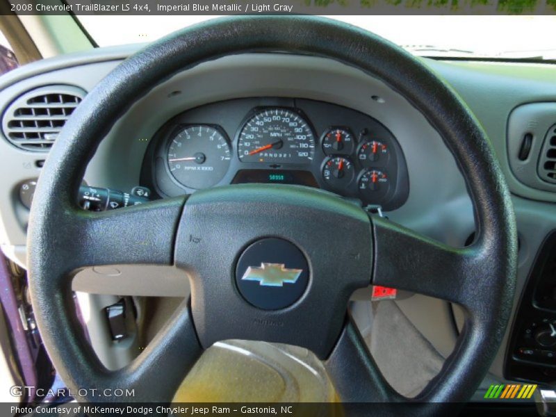 Imperial Blue Metallic / Light Gray 2008 Chevrolet TrailBlazer LS 4x4