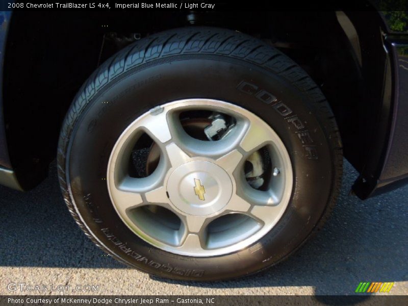 Imperial Blue Metallic / Light Gray 2008 Chevrolet TrailBlazer LS 4x4