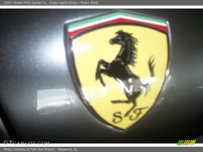 Grigio Ingrid (Grey) / Rosso (Red) 2006 Ferrari F430 Spider F1