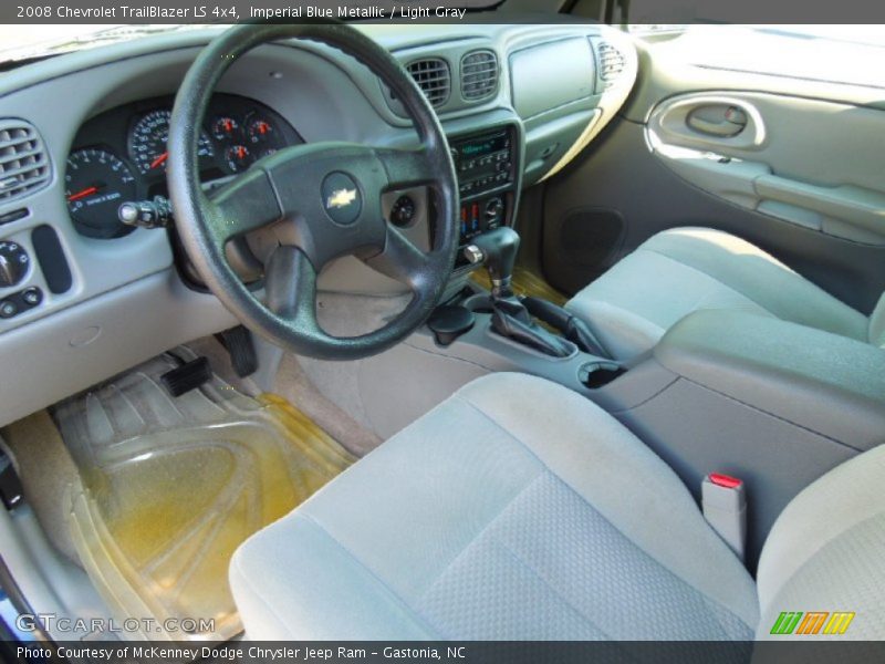 Imperial Blue Metallic / Light Gray 2008 Chevrolet TrailBlazer LS 4x4