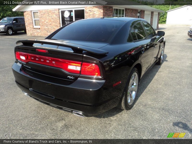 Brilliant Black Crystal Pearl / Black 2011 Dodge Charger R/T Plus