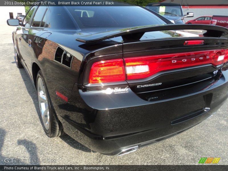 Brilliant Black Crystal Pearl / Black 2011 Dodge Charger R/T Plus