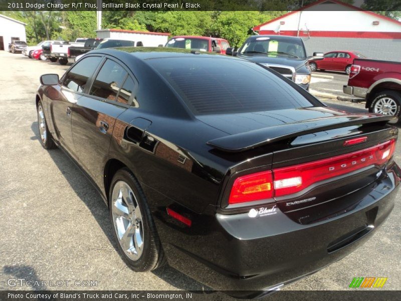 Brilliant Black Crystal Pearl / Black 2011 Dodge Charger R/T Plus