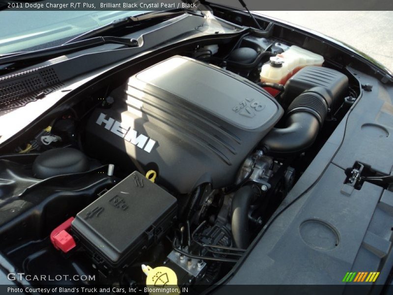 Brilliant Black Crystal Pearl / Black 2011 Dodge Charger R/T Plus