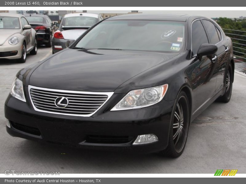 Obsidian Black / Black 2008 Lexus LS 460