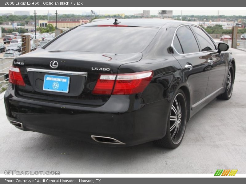 Obsidian Black / Black 2008 Lexus LS 460