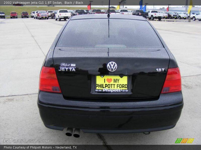 Black / Black 2002 Volkswagen Jetta GLS 1.8T Sedan