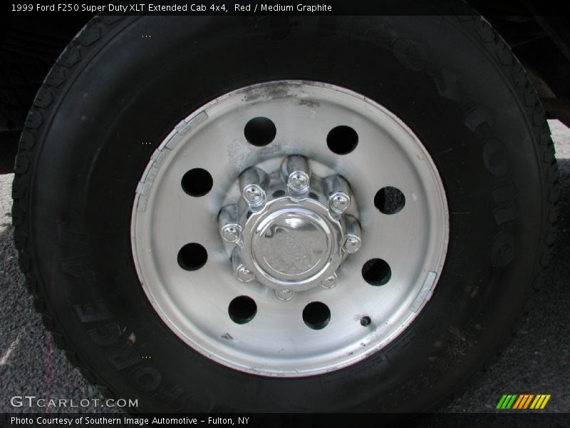 Red / Medium Graphite 1999 Ford F250 Super Duty XLT Extended Cab 4x4