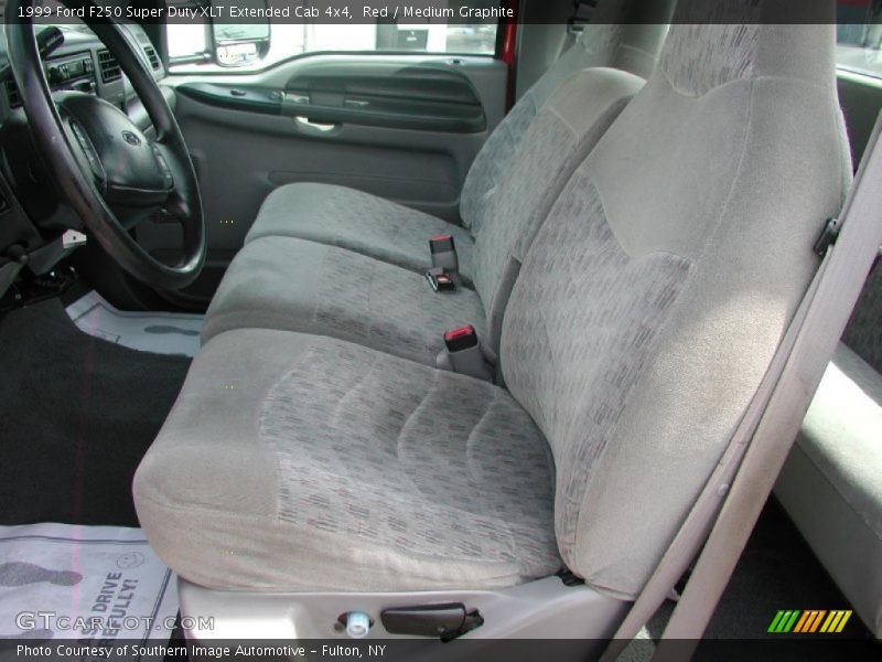 Red / Medium Graphite 1999 Ford F250 Super Duty XLT Extended Cab 4x4