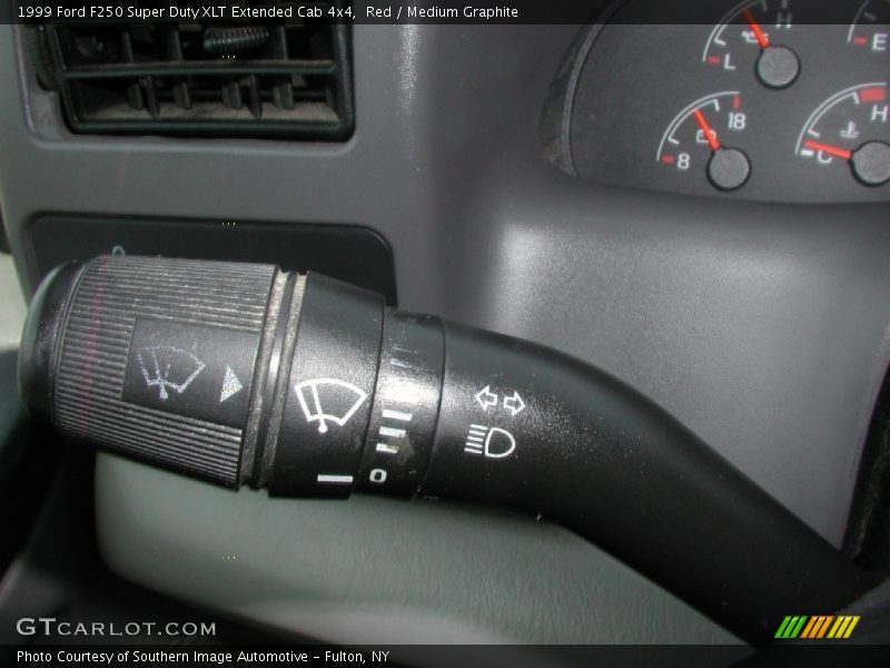Red / Medium Graphite 1999 Ford F250 Super Duty XLT Extended Cab 4x4