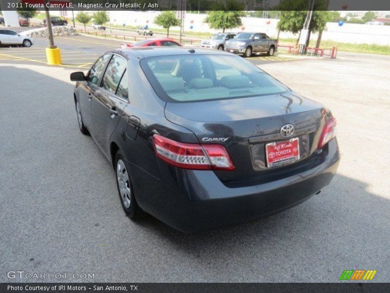 Magnetic Gray Metallic / Ash 2011 Toyota Camry LE