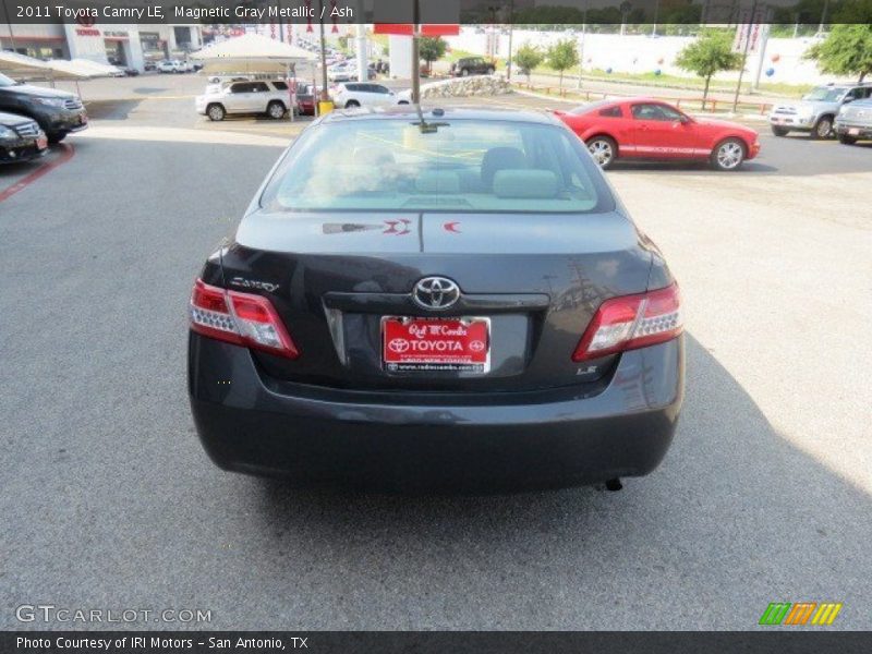 Magnetic Gray Metallic / Ash 2011 Toyota Camry LE