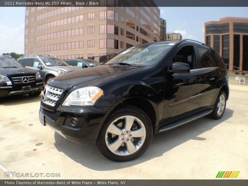 Black / Black 2011 Mercedes-Benz ML 350 4Matic