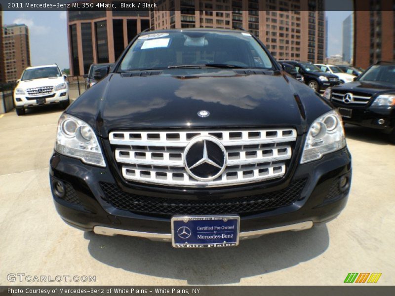 Black / Black 2011 Mercedes-Benz ML 350 4Matic