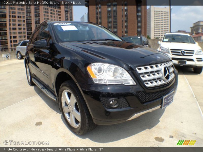 Black / Black 2011 Mercedes-Benz ML 350 4Matic