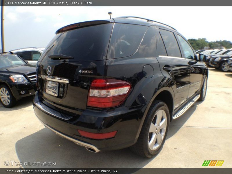 Black / Black 2011 Mercedes-Benz ML 350 4Matic