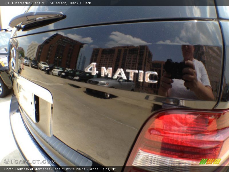 Black / Black 2011 Mercedes-Benz ML 350 4Matic