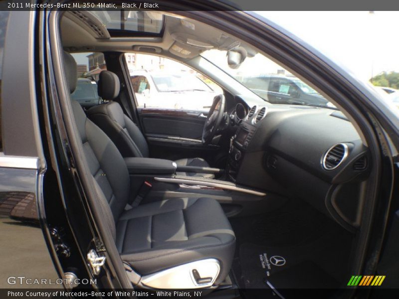 Black / Black 2011 Mercedes-Benz ML 350 4Matic