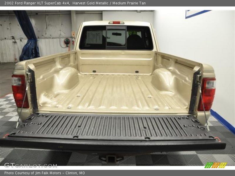 Harvest Gold Metallic / Medium Prairie Tan 2002 Ford Ranger XLT SuperCab 4x4