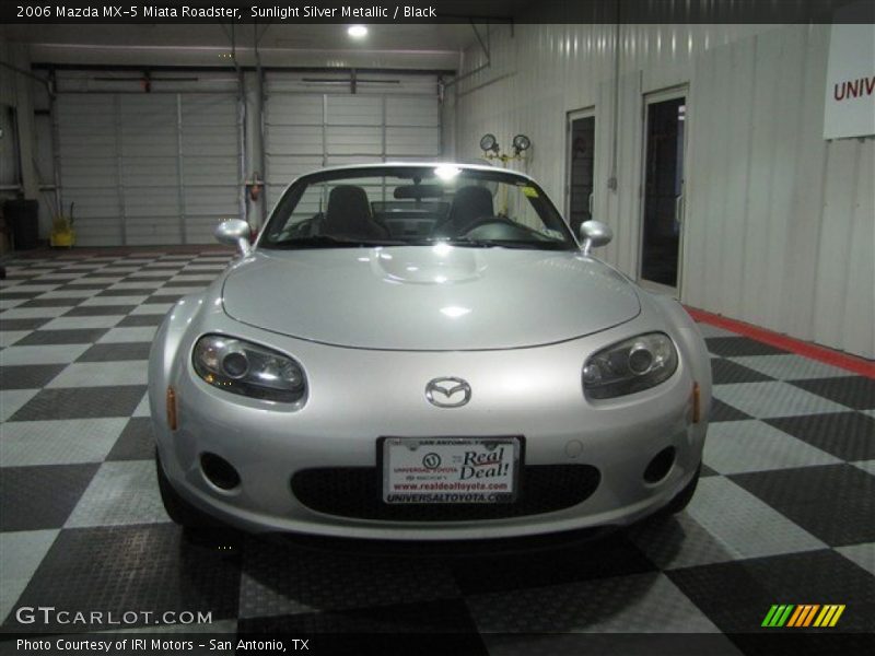 Sunlight Silver Metallic / Black 2006 Mazda MX-5 Miata Roadster