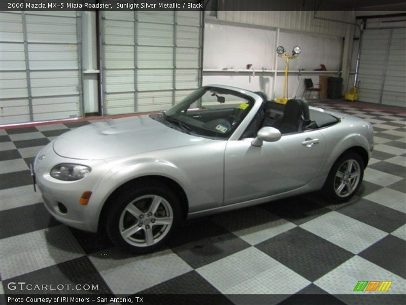 Sunlight Silver Metallic / Black 2006 Mazda MX-5 Miata Roadster