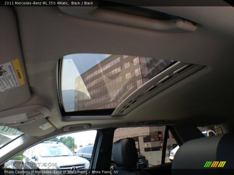 Black / Black 2011 Mercedes-Benz ML 350 4Matic