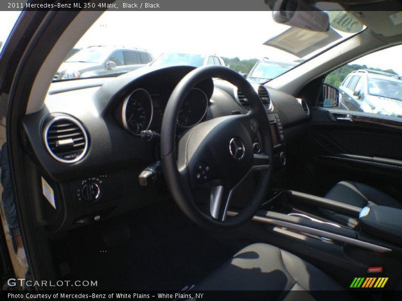 Black / Black 2011 Mercedes-Benz ML 350 4Matic