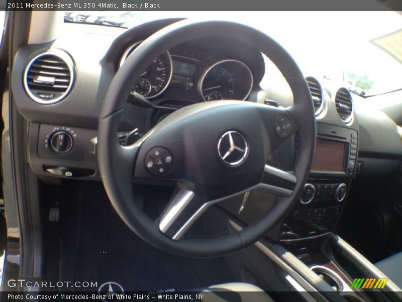 Black / Black 2011 Mercedes-Benz ML 350 4Matic