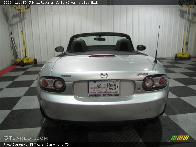 Sunlight Silver Metallic / Black 2006 Mazda MX-5 Miata Roadster