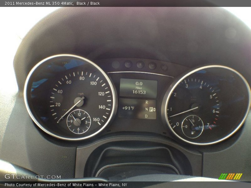 Black / Black 2011 Mercedes-Benz ML 350 4Matic