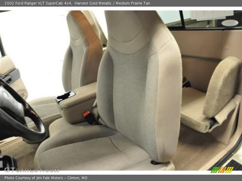 Harvest Gold Metallic / Medium Prairie Tan 2002 Ford Ranger XLT SuperCab 4x4