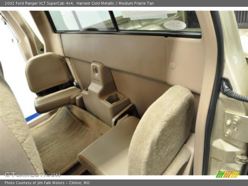 Harvest Gold Metallic / Medium Prairie Tan 2002 Ford Ranger XLT SuperCab 4x4