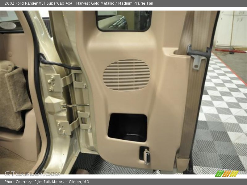 Harvest Gold Metallic / Medium Prairie Tan 2002 Ford Ranger XLT SuperCab 4x4