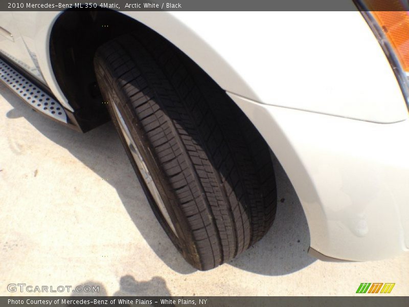 Arctic White / Black 2010 Mercedes-Benz ML 350 4Matic